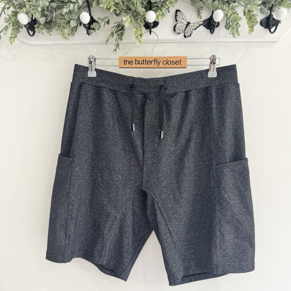 Men’s P’tula Drawstring Athletic Shorts L Dark Gray AS